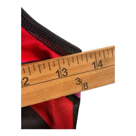 Nike Swim One Piece‎ Modern Cut Zip Back Multicolor Block Print Size 32/6 - Picture 8 of 12